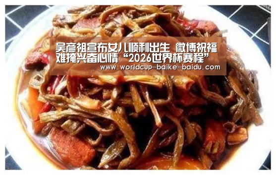 2026世界杯赛程